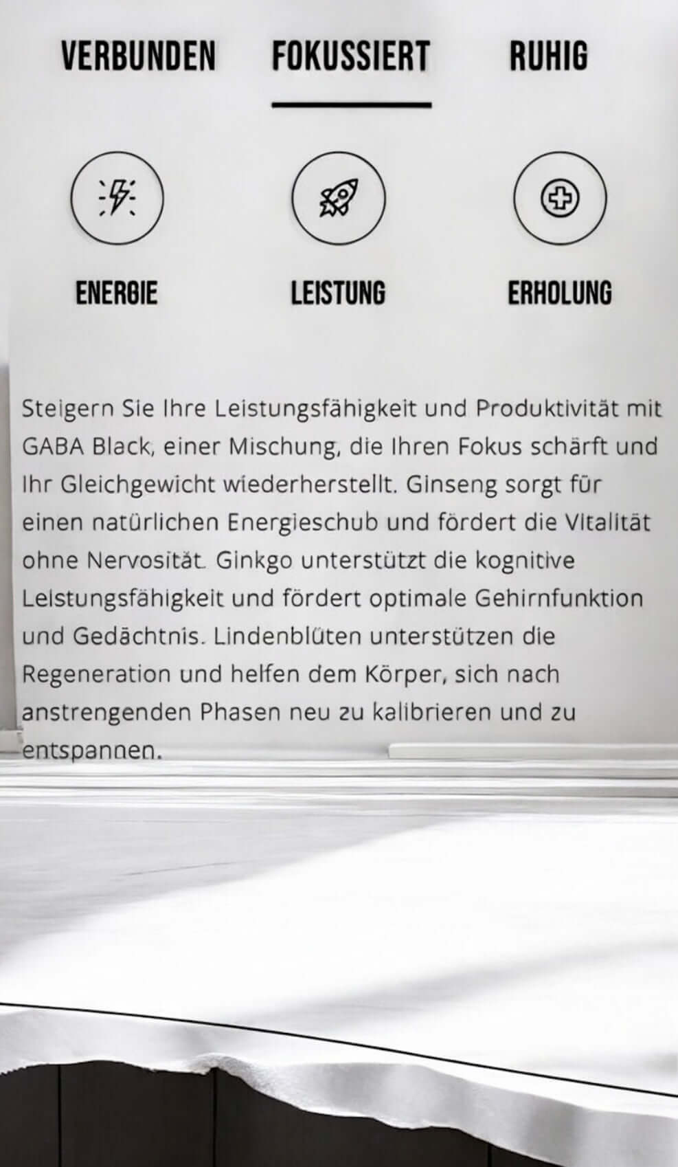 SENTIA GABA BLACK – alkoholfreier Premium-Spirit Flasche 500 ml