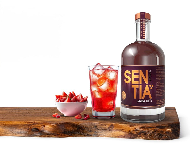SENTIA GABA RED – alkoholfreier Premium-Spirit Flasche 500 ml