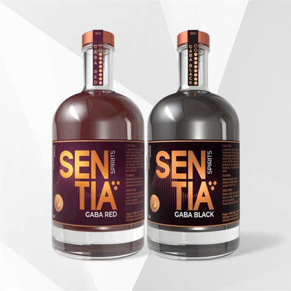 SENTIA GABA RED & BLACK – 2er-Bundle alkoholfreier Premium-Spirits (2×500 ml)