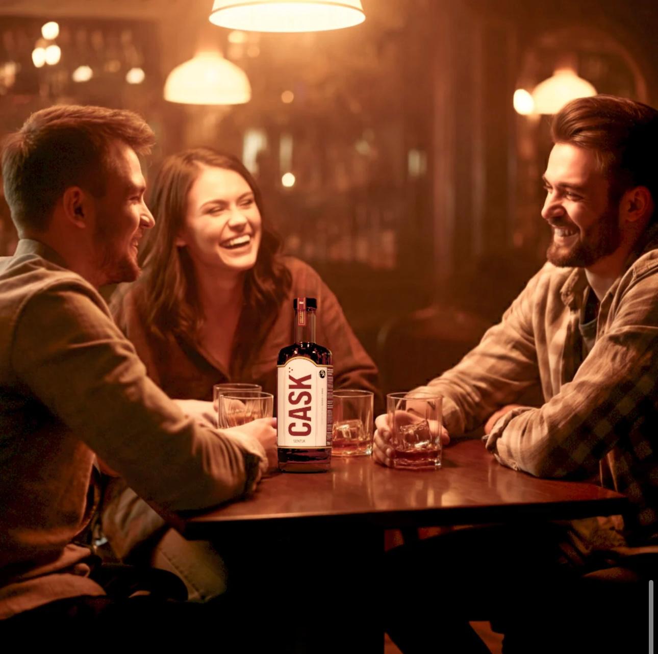 SENTIA CASK (700 ml) – Alkoholfreie Whisky‑Alternative mit Eiche & Vanille